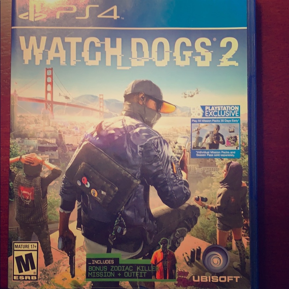 Watch dogs 2 for PS4
